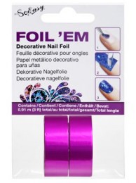 Rollo decoracion Foil Em Magenta